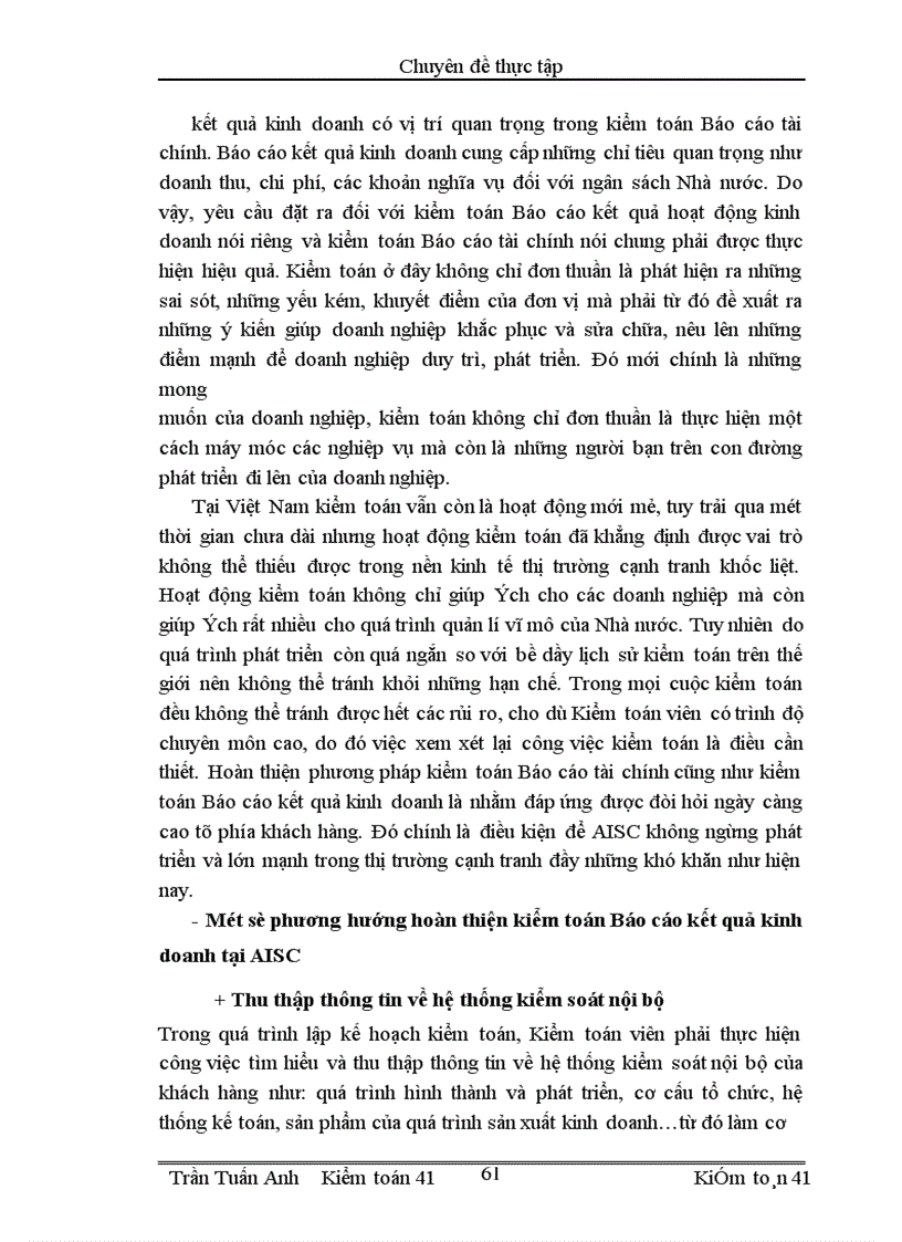 image for page Kiểm toán chu trình bán hàng thu tiền trong kiểm toán báo cáo tài chính do Công ty Kiểm toán và Dịch vụ tin học thực hiện 1