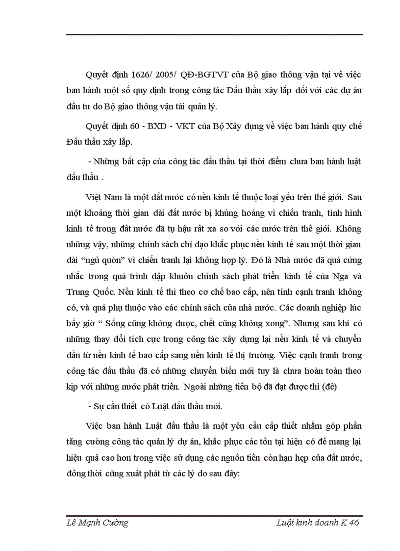 image for page Hoàn thiện pháp luật về đấu thầu xây lắp và thực tiễn áp dụng tại Công ty cổ phần thương mại xây lắp công nghiệp Thăng Long