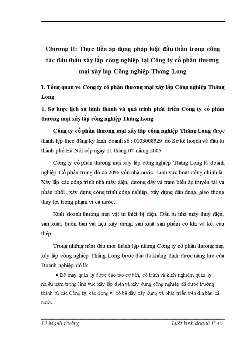 image for page Hoàn thiện pháp luật về đấu thầu xây lắp và thực tiễn áp dụng tại Công ty cổ phần thương mại xây lắp công nghiệp Thăng Long