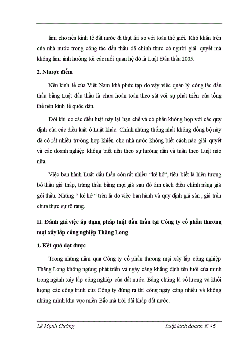 image for page Hoàn thiện pháp luật về đấu thầu xây lắp và thực tiễn áp dụng tại Công ty cổ phần thương mại xây lắp công nghiệp Thăng Long