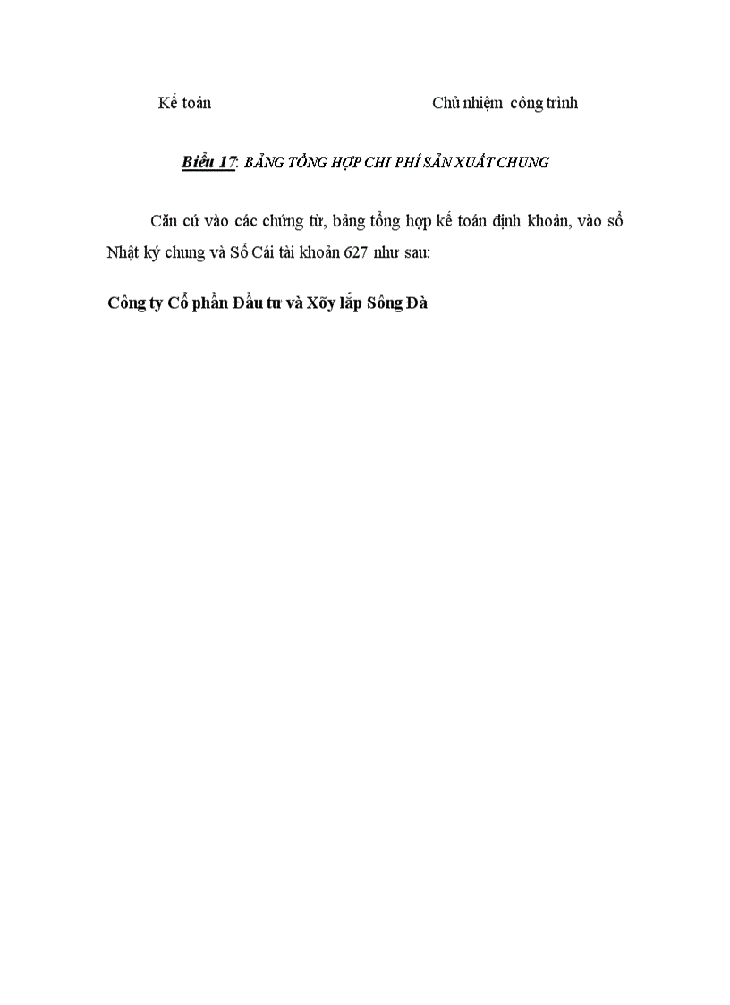 image for page Hoàn thiện kế toán chi phí sản xuất và tính giá thành sản phẩm xây lắp tại Công ty cổ phần Đầu tư và Xây lắp Sông Đà 1