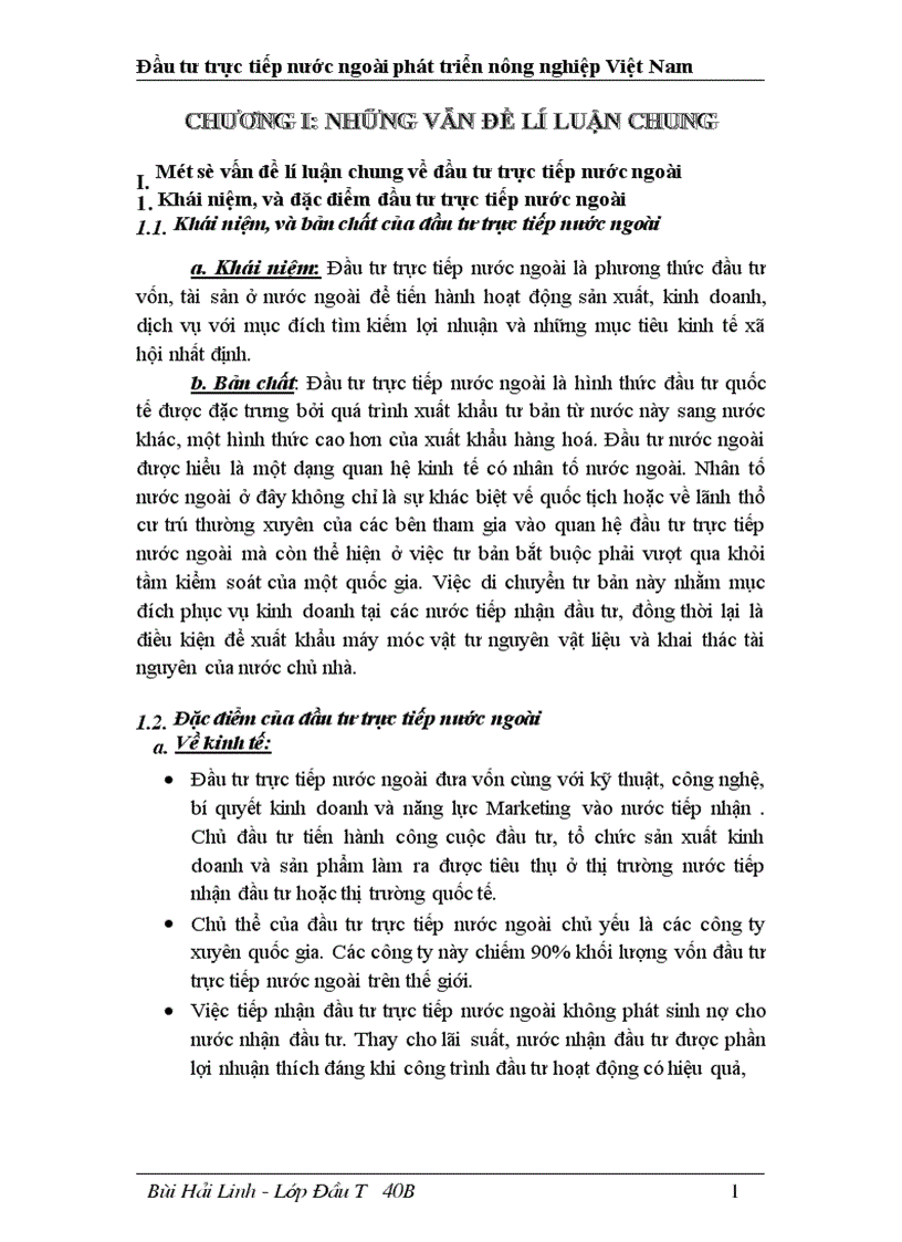 image for page Đầu tư trực tiếp nước ngoài phát triển nghành nông nghiệp Việt Nam thực trạng và giải pháp 1