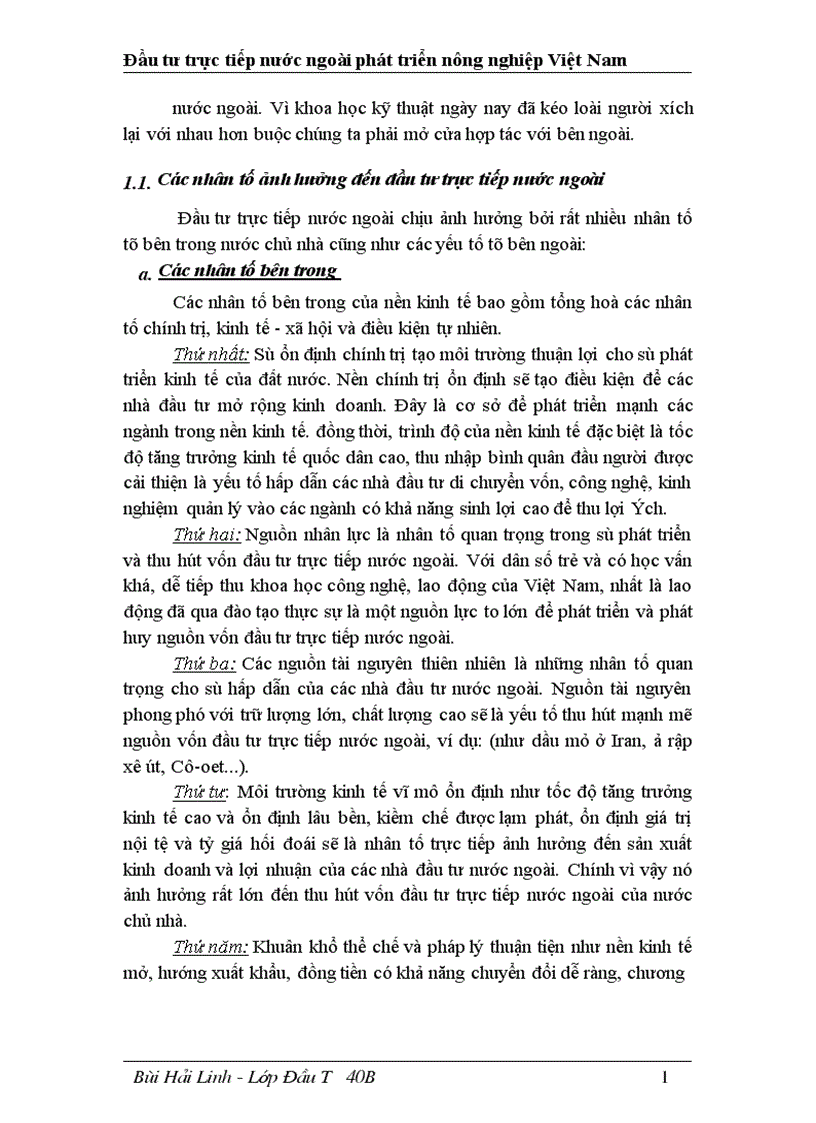 image for page Đầu tư trực tiếp nước ngoài phát triển nghành nông nghiệp Việt Nam thực trạng và giải pháp 1