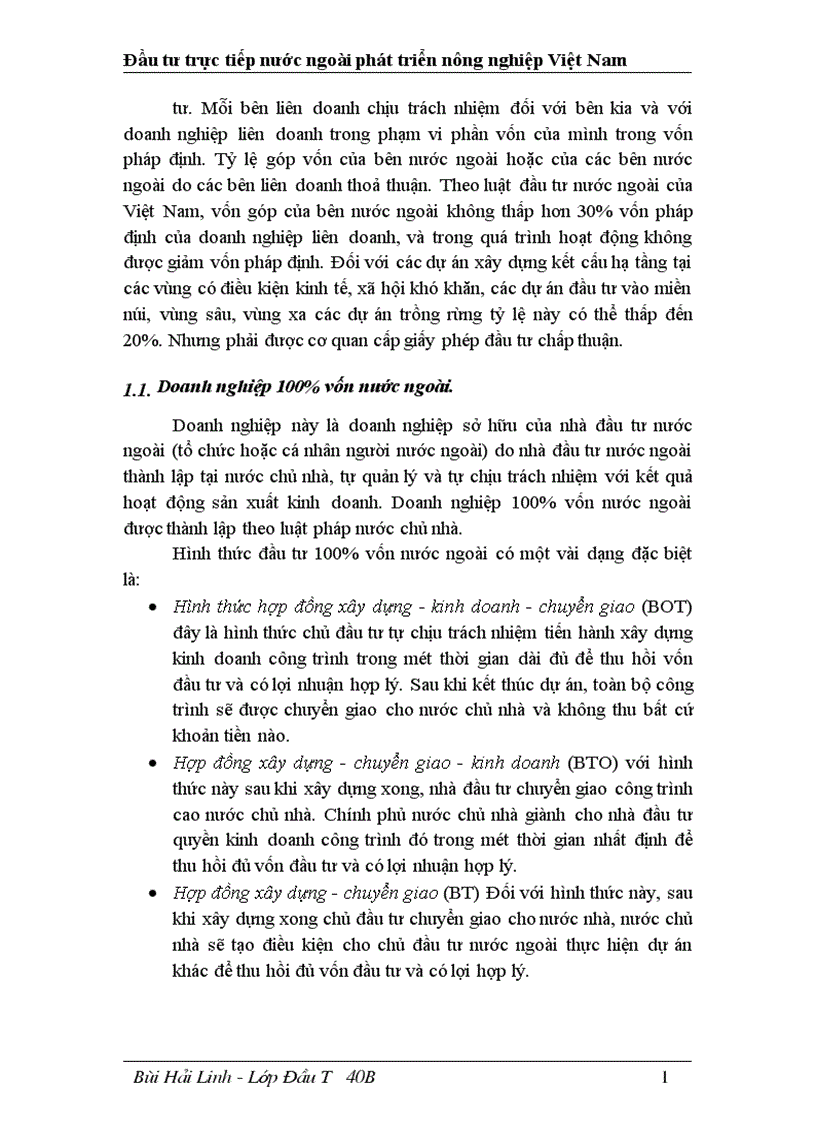 image for page Đầu tư trực tiếp nước ngoài phát triển nghành nông nghiệp Việt Nam thực trạng và giải pháp 1