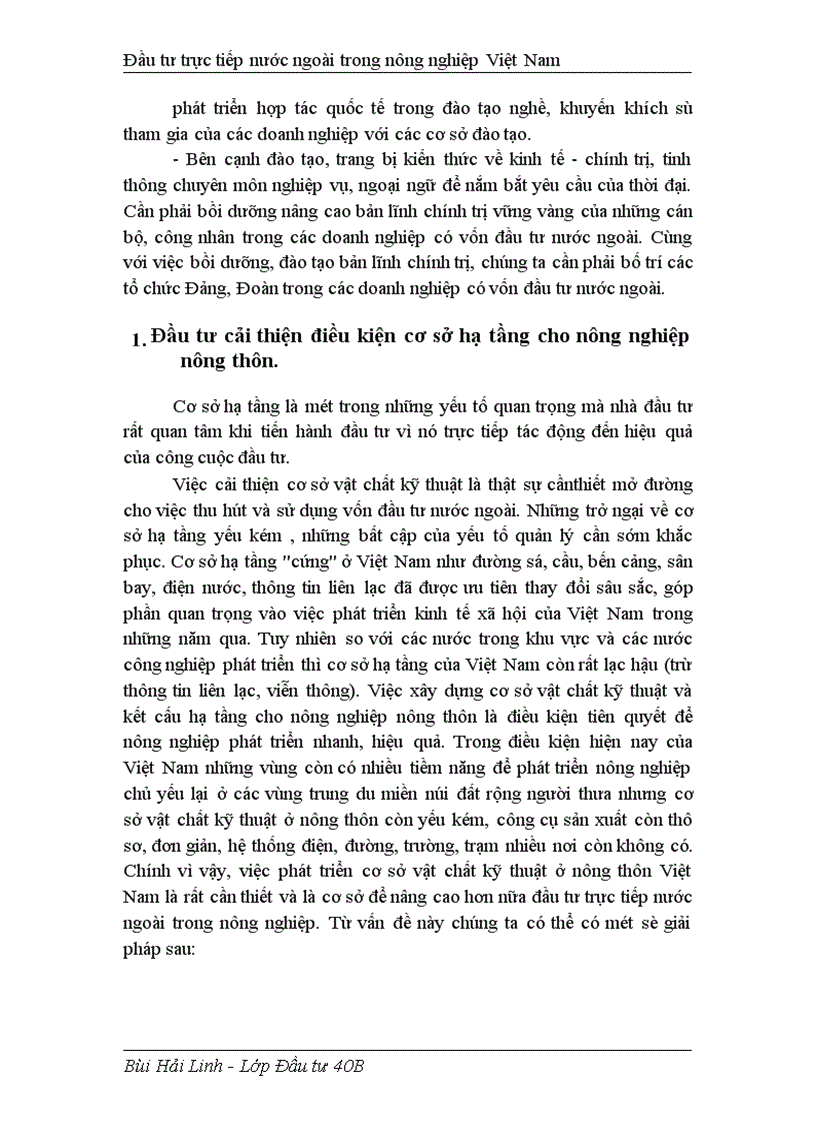 image for page Đầu tư trực tiếp nước ngoài phát triển nghành nông nghiệp Việt Nam thực trạng và giải pháp 1