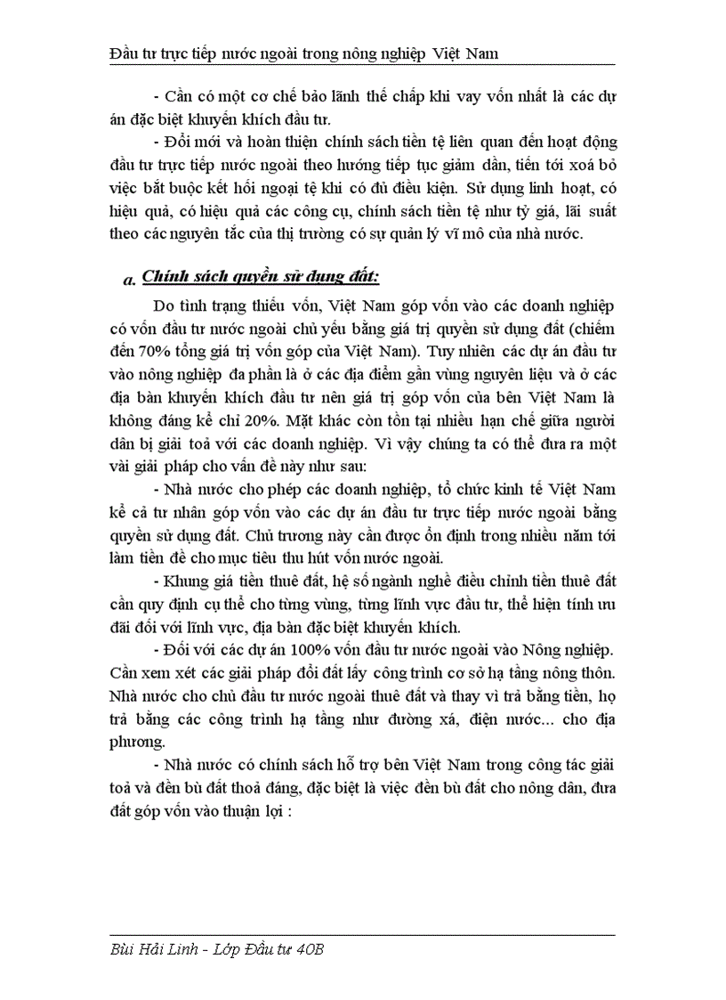 image for page Đầu tư trực tiếp nước ngoài phát triển nghành nông nghiệp Việt Nam thực trạng và giải pháp 1