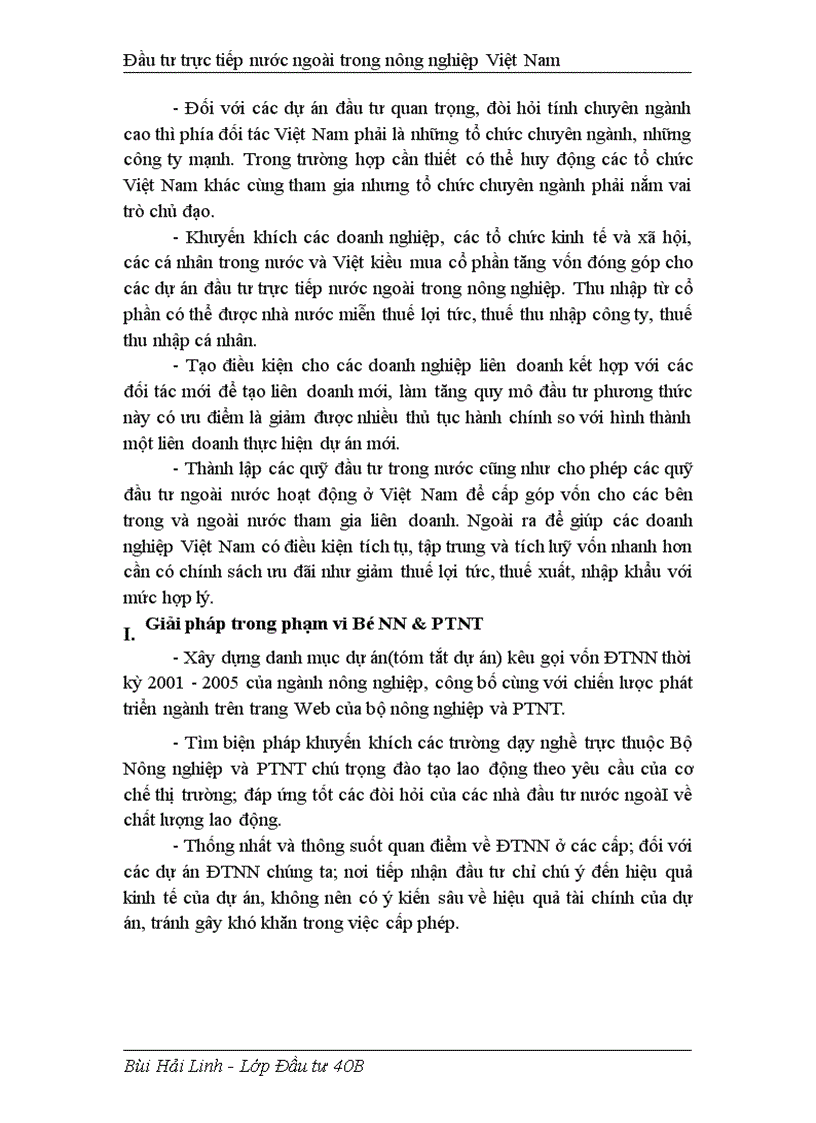 image for page Đầu tư trực tiếp nước ngoài phát triển nghành nông nghiệp Việt Nam thực trạng và giải pháp 1