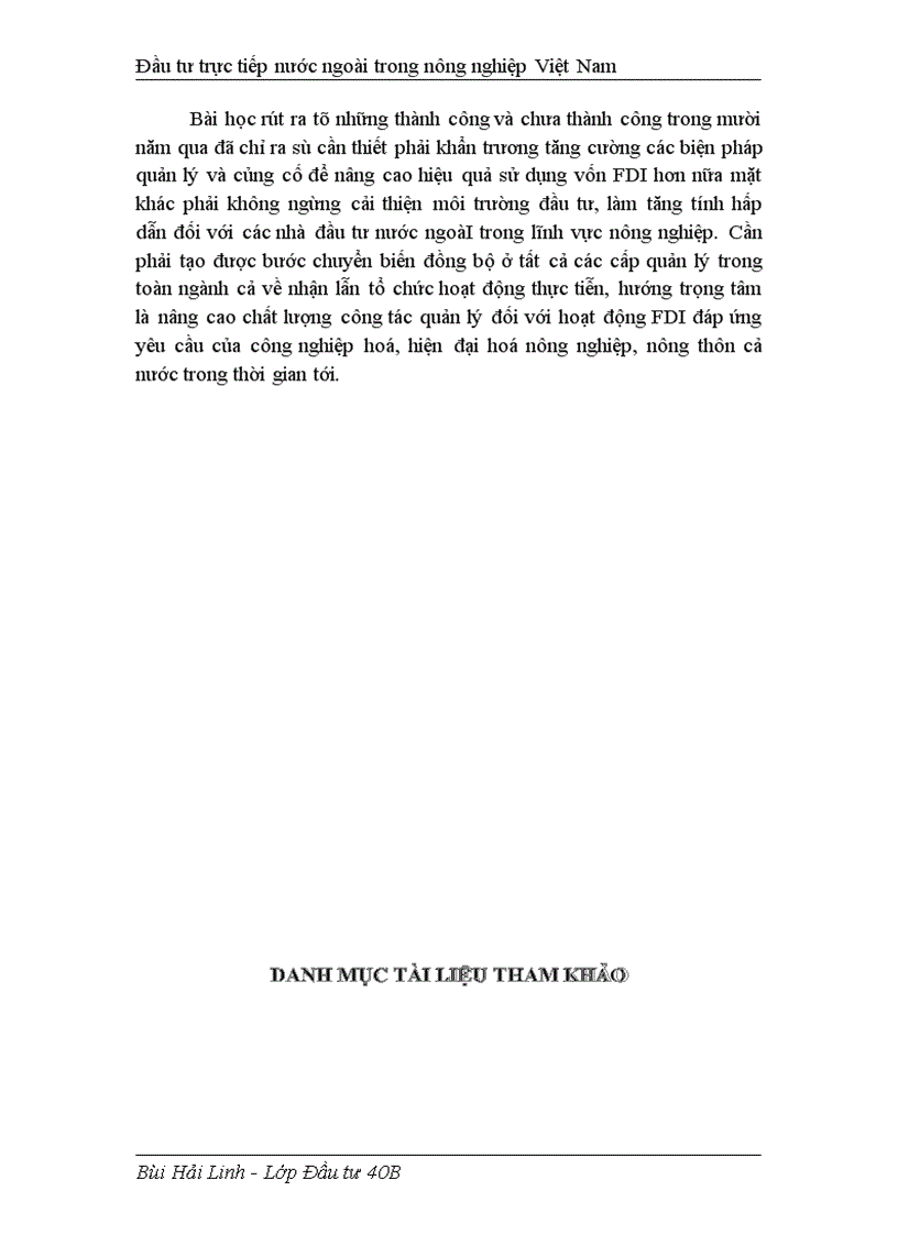 image for page Đầu tư trực tiếp nước ngoài phát triển nghành nông nghiệp Việt Nam thực trạng và giải pháp 1