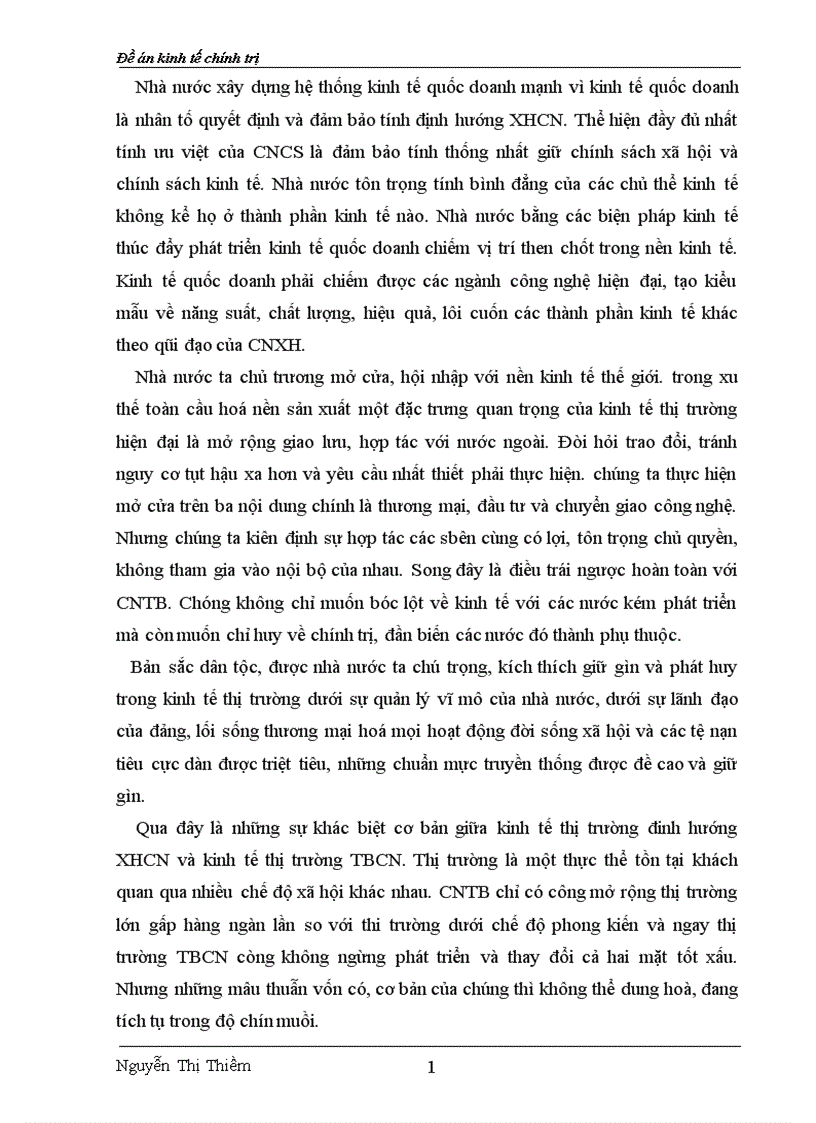 image for page Phân tích tính tất yếu khách quan đặc điểm của kinh tế thị trường đinh hướng XHCN ở Việt Nam và các giải pháp để phát triển nó 1