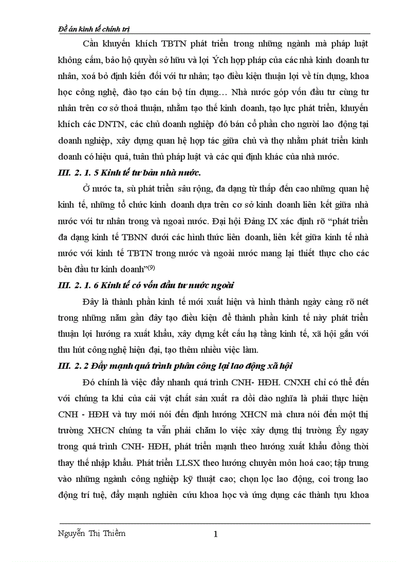 image for page Phân tích tính tất yếu khách quan đặc điểm của kinh tế thị trường đinh hướng XHCN ở Việt Nam và các giải pháp để phát triển nó 1