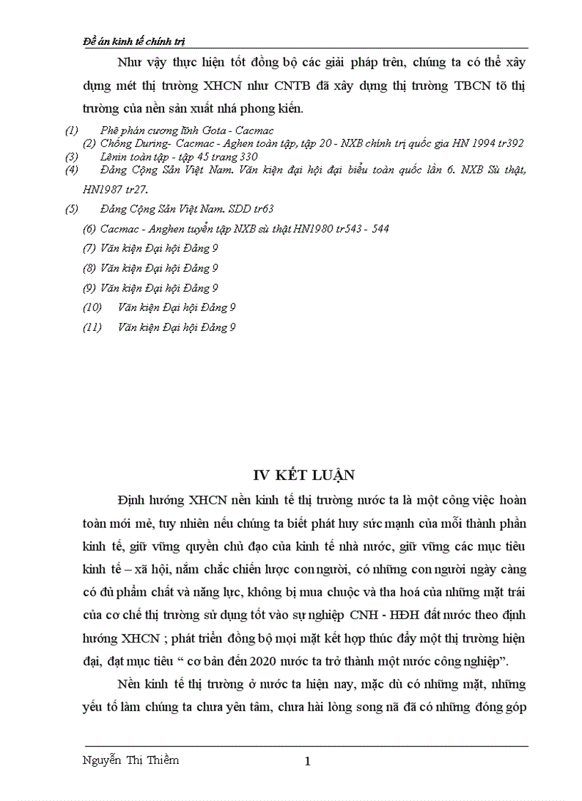 image for page Phân tích tính tất yếu khách quan đặc điểm của kinh tế thị trường đinh hướng XHCN ở Việt Nam và các giải pháp để phát triển nó 1