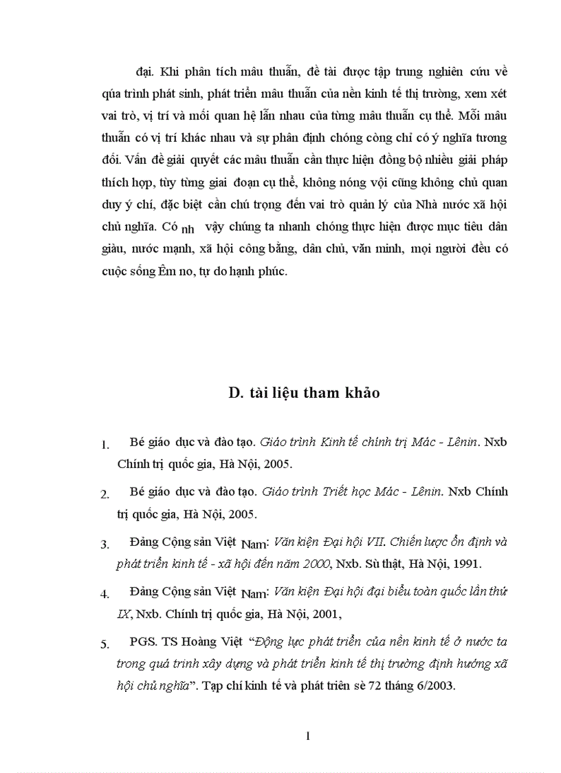 image for page Những mâu thuẫn trong quá trình phát triển nền kinh tế thị trường theo định hướng xã hội chủ nghĩa ở nước ta hiện nay