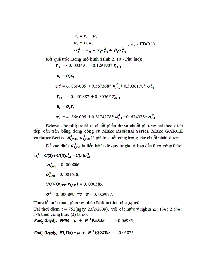 image for page Quản trị rủi ro bằng mô hình VaR và phương pháp sử dụng Copula điều kiện 1
