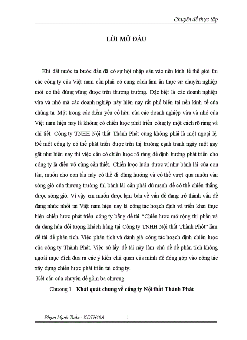 image for page Chiến lược mở rộng thị phần và đa dạng hóa đối tượng khách hàng tại Công ty TNHH Nội thất Thành Phát