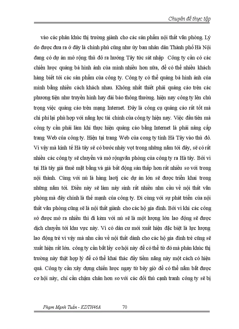 image for page Chiến lược mở rộng thị phần và đa dạng hóa đối tượng khách hàng tại Công ty TNHH Nội thất Thành Phát