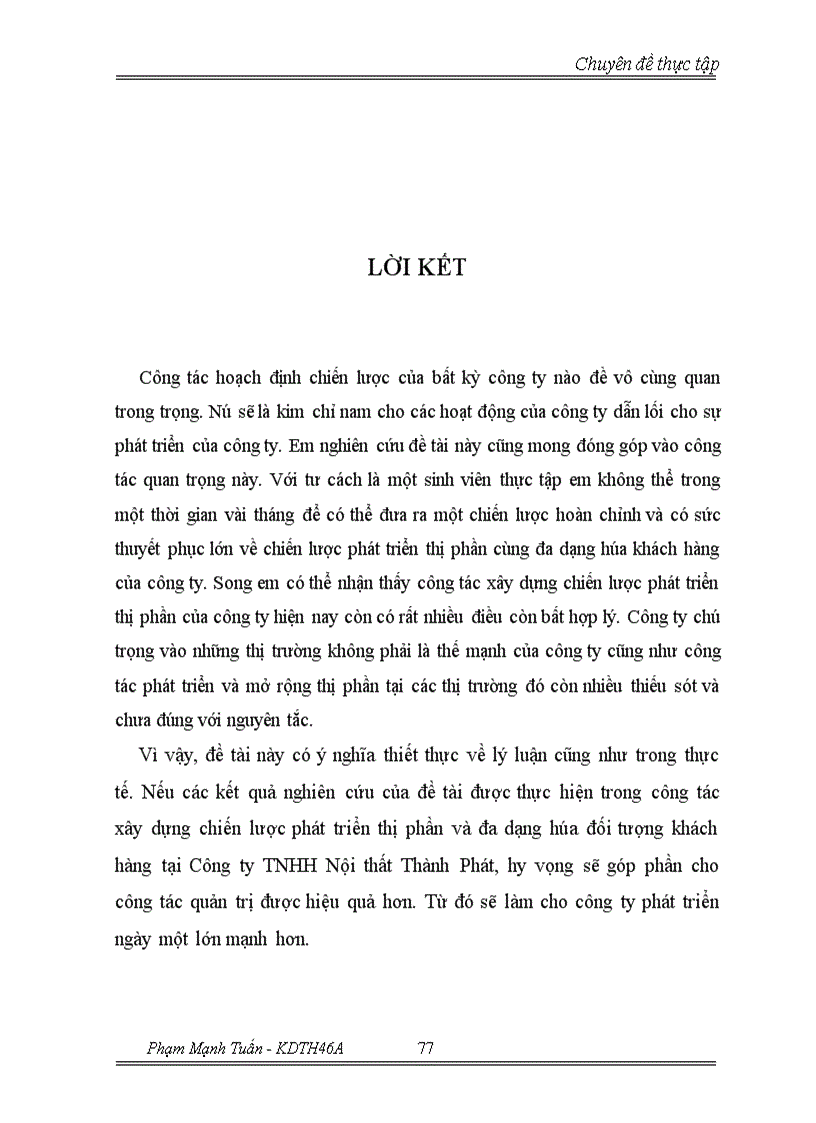 image for page Chiến lược mở rộng thị phần và đa dạng hóa đối tượng khách hàng tại Công ty TNHH Nội thất Thành Phát