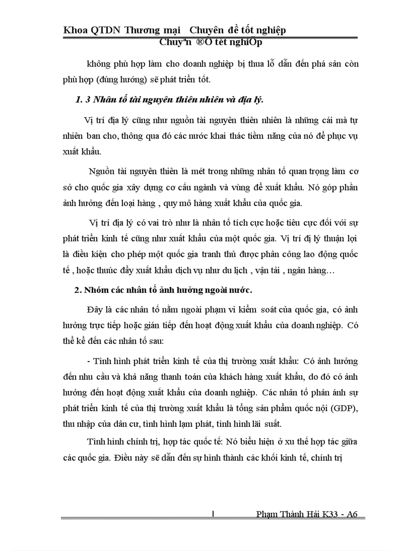 image for page Một số Biện pháp thúc đẩy hoạt động xuất khẩu ở Công ty xuất nhập khẩu Hà Tây 1
