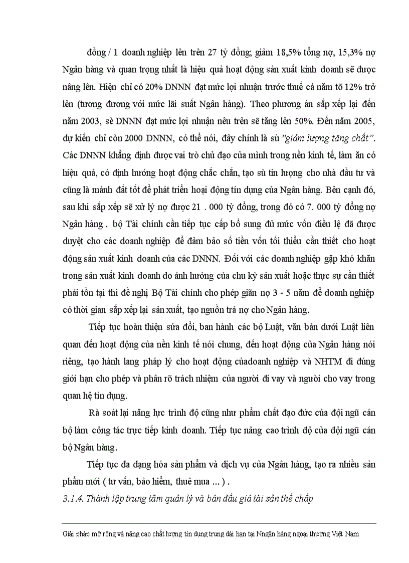 image for page Giải pháp nhằm nâng cao chất lượng tín dụng trung dài hạn tại Ngân hàng Ngoại thương Việt Nam 1