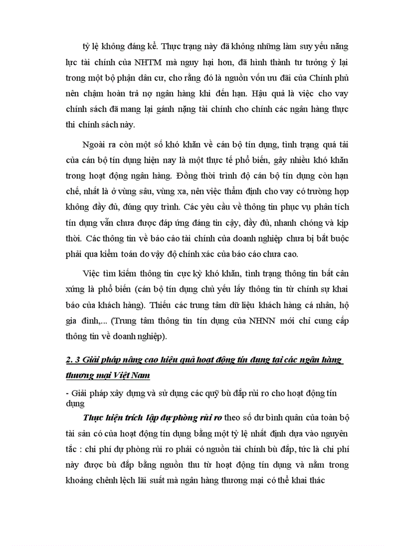 image for page Thực trạng về hoạt động tín dụng tại các ngân hàng thương mại việt nam