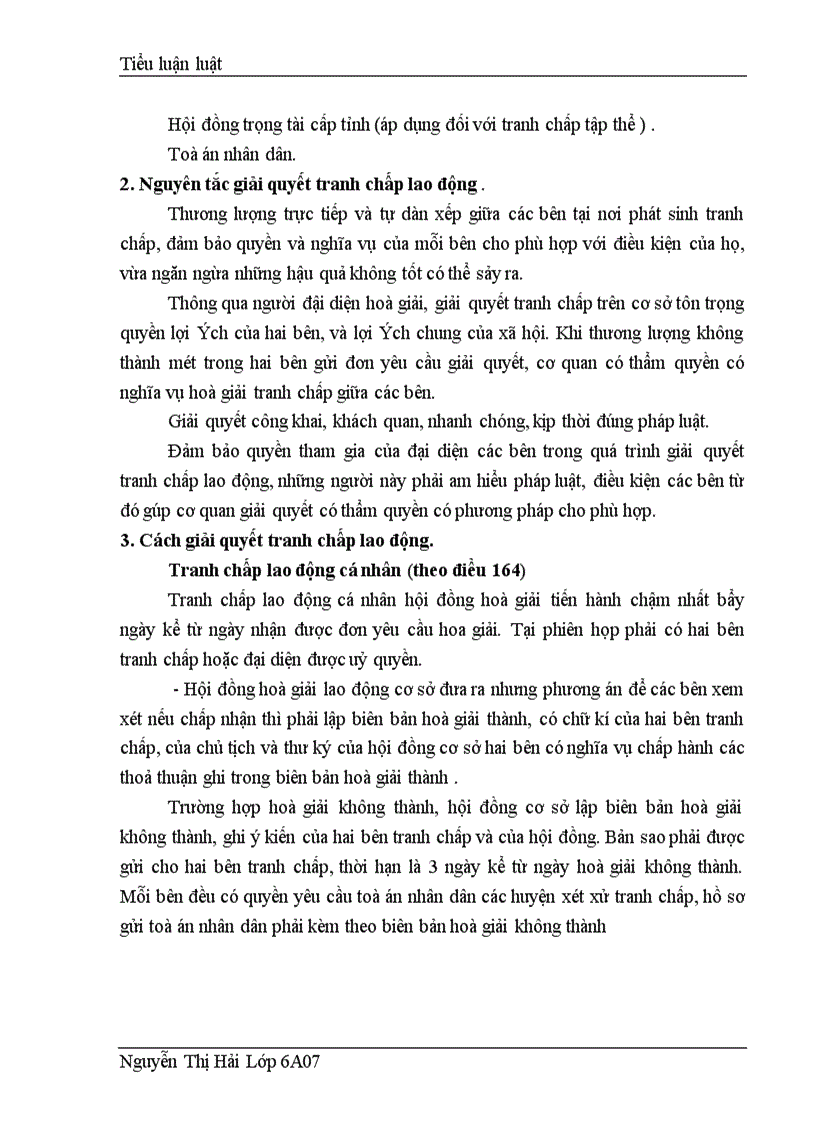 image for page Tranh chấp lao động và giải quyết tranh chấp lao động