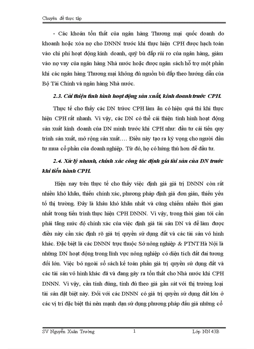 image for page Thực trạng và một số giải pháp đẩy nhanh tiến trình CPH các DNNN trực thuộc Sở Nông nghiệp PTNT Hà Nội 1