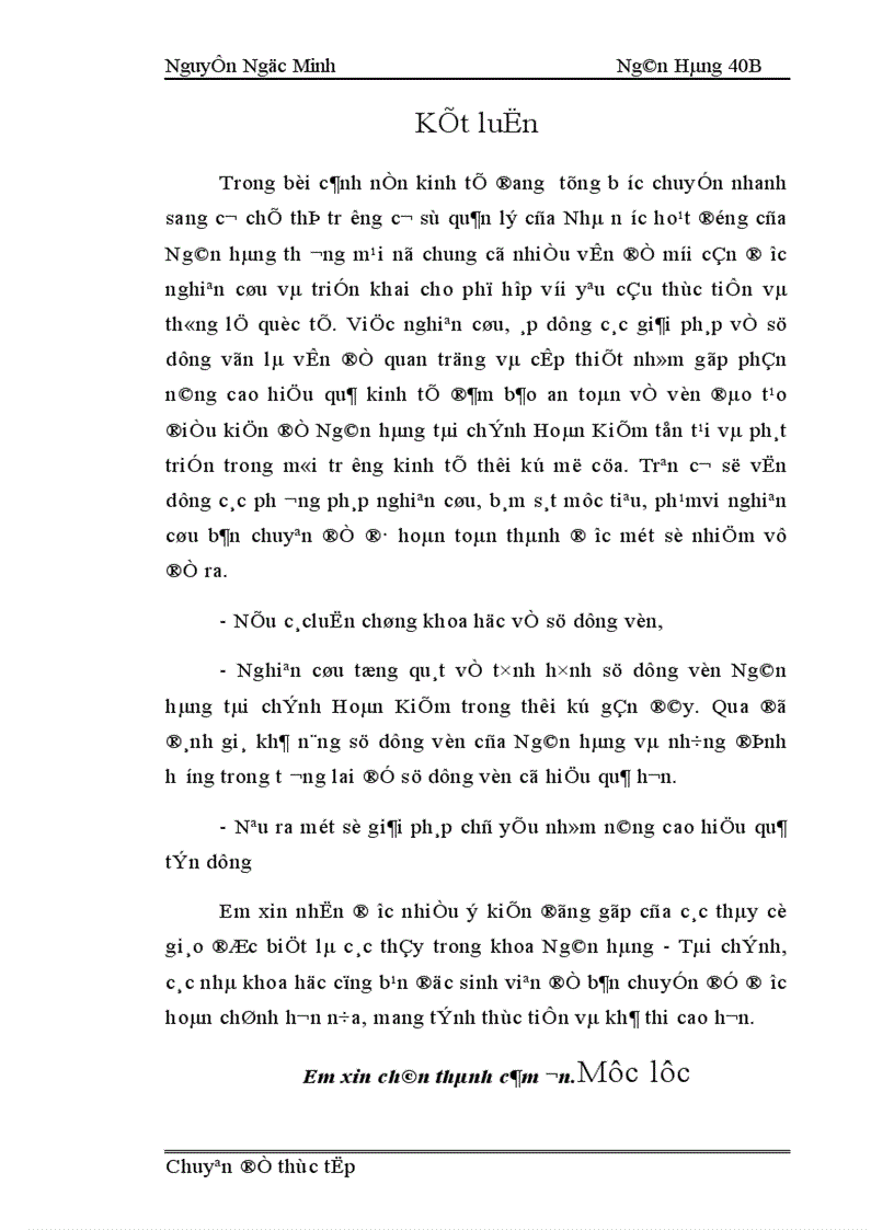 image for page Các biện pháp nâng cao hiệu quả sử dụng vốn tại Ngân hàng công Thương Hoàn Kiếm 1