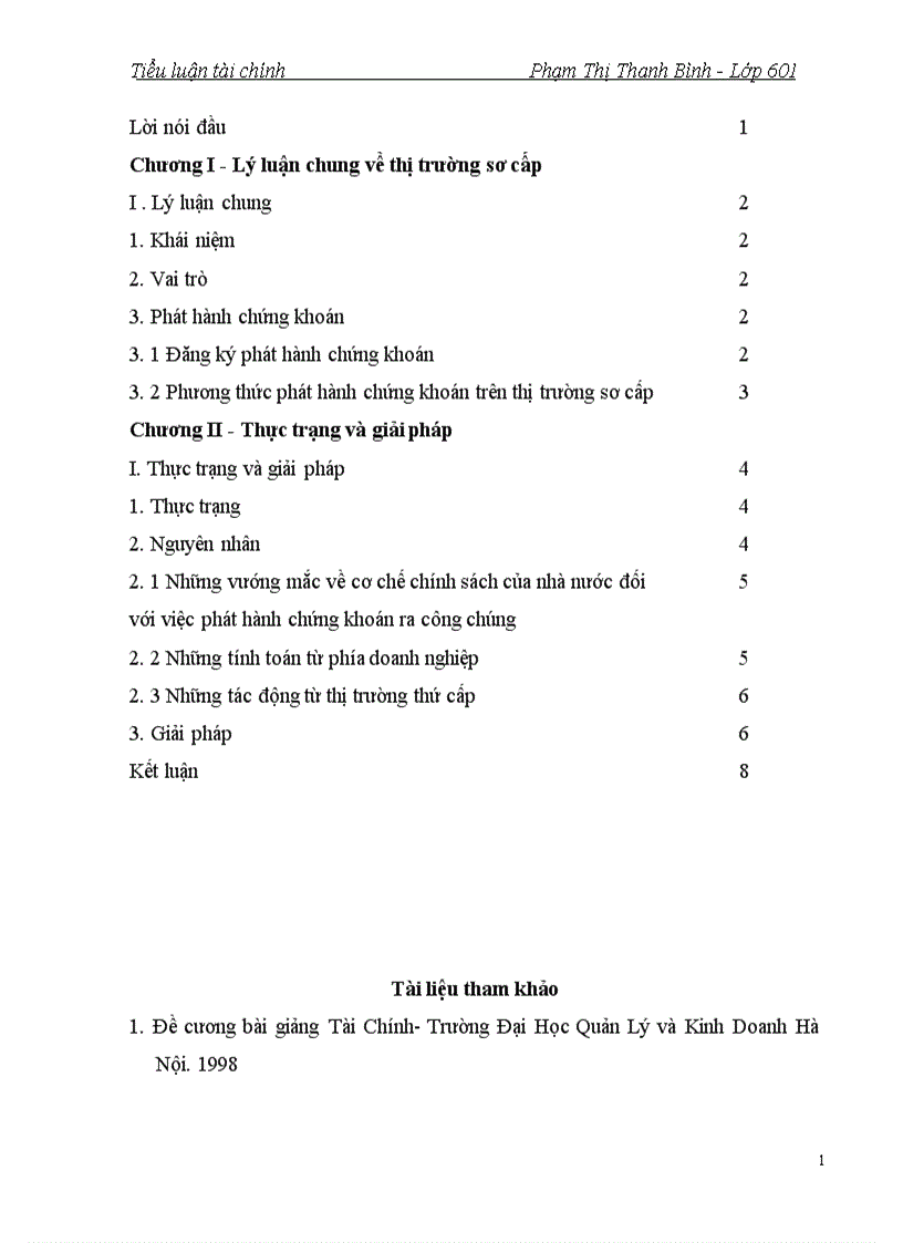 image for page Thực trạng yếu kém của thị trường sơ cấp nguyên nhân và hướng khắc phục