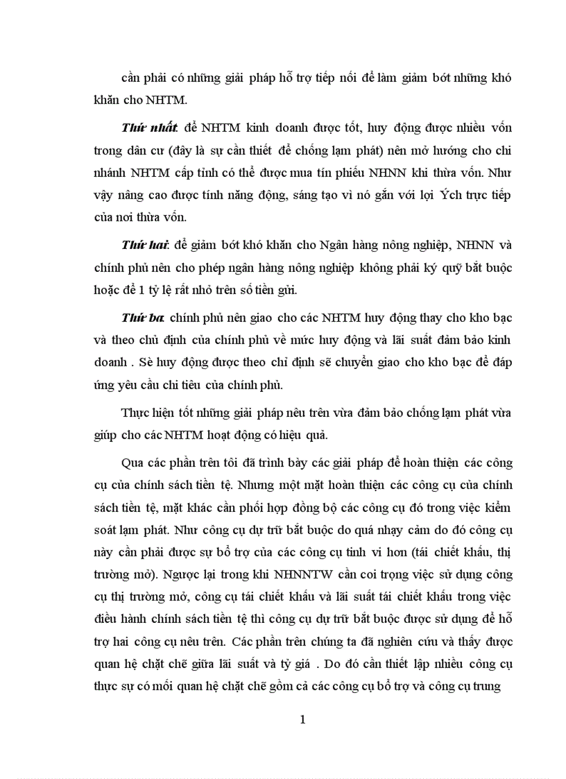 image for page Sử dụng chính sách tiền tệ nhằm kiểm soát lạm phát 1