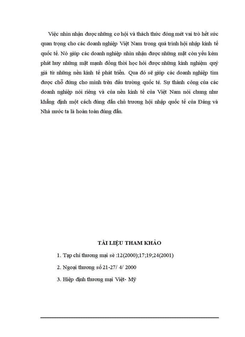 image for page Cơ hội và thách thức của các doanh nghiệp Việt Nam trong quá trình hội nhập kinh tế quốc tế hiện nay