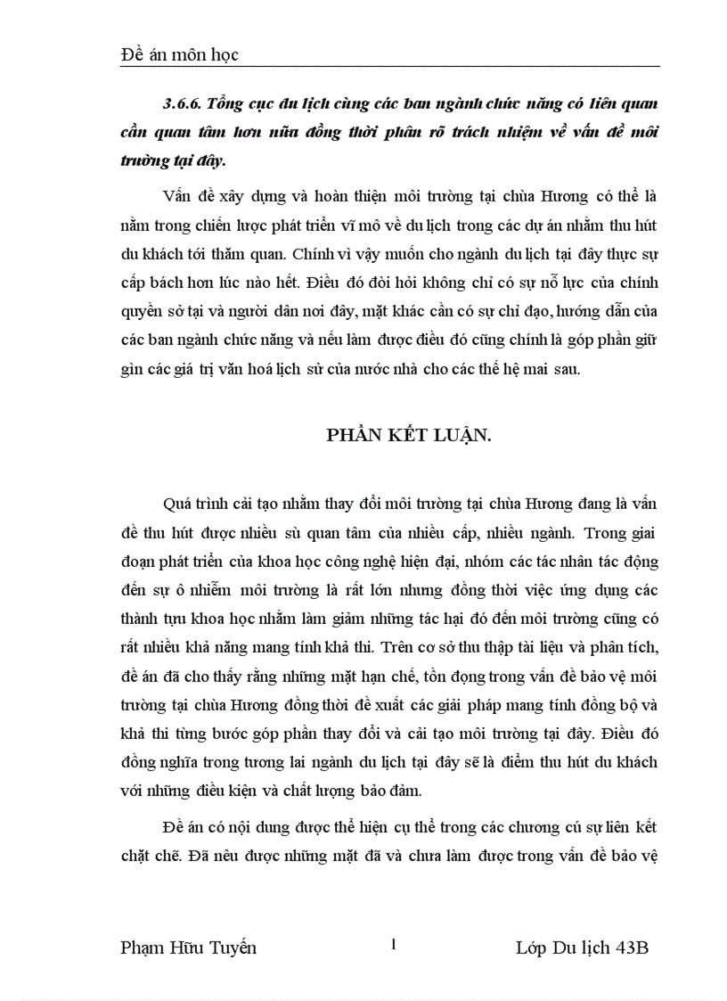 image for page Môi trường du lịch tại chùa Hương thực trạng và giải pháp