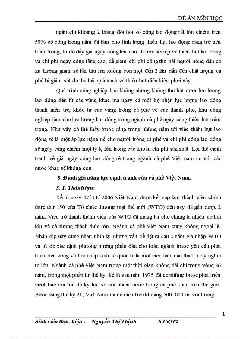 image for page Giải pháp nâng cao năng lực cạnh tranh của sản phẩm cà phê Việt Nam