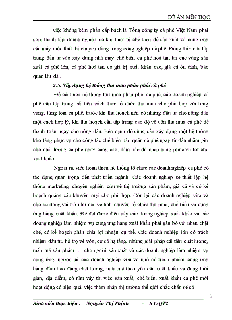 image for page Giải pháp nâng cao năng lực cạnh tranh của sản phẩm cà phê Việt Nam