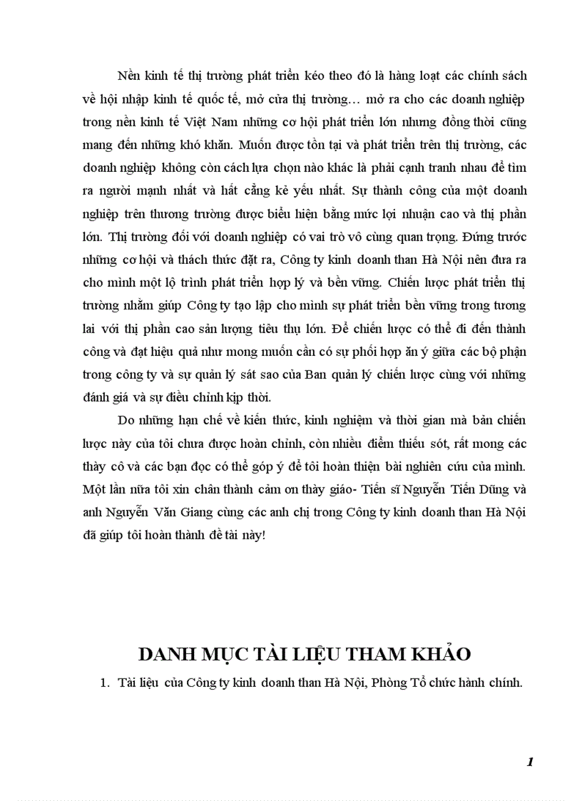 image for page Chiến lược mở rộng thị trường của Công ty kinh doanh than Hà Nội đến năm 2015 1