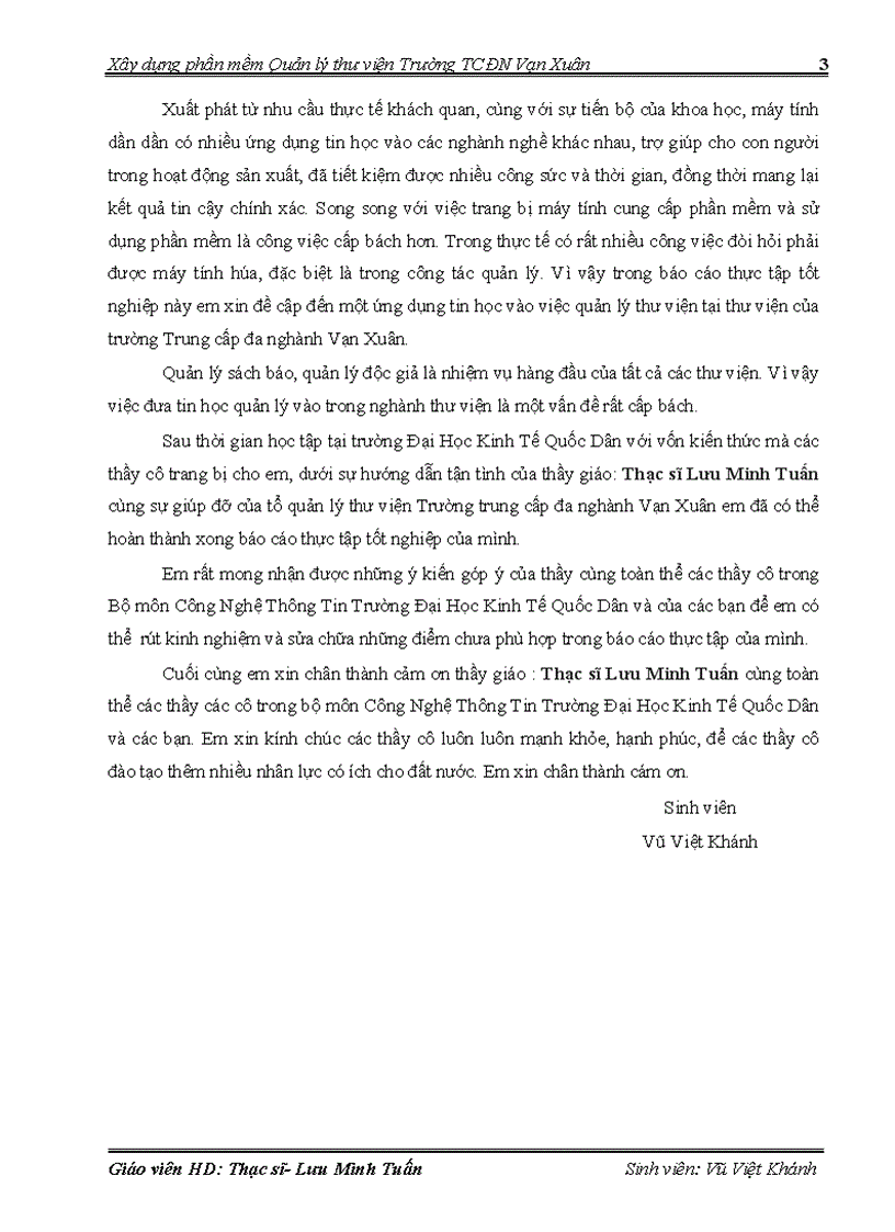 image for page Xây dựng phần mềm quản lý thư viện Trường Trung cấp đa nghành Vạn Xuân