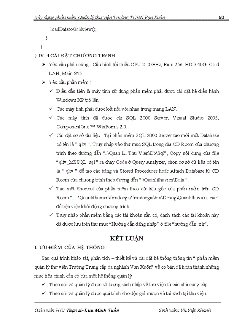 image for page Xây dựng phần mềm quản lý thư viện Trường Trung cấp đa nghành Vạn Xuân