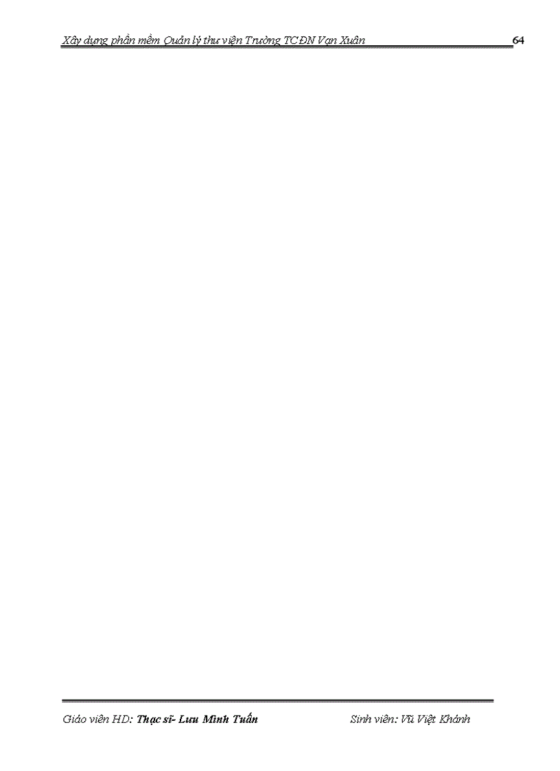 image for page Xây dựng phần mềm quản lý thư viện Trường Trung cấp đa nghành Vạn Xuân