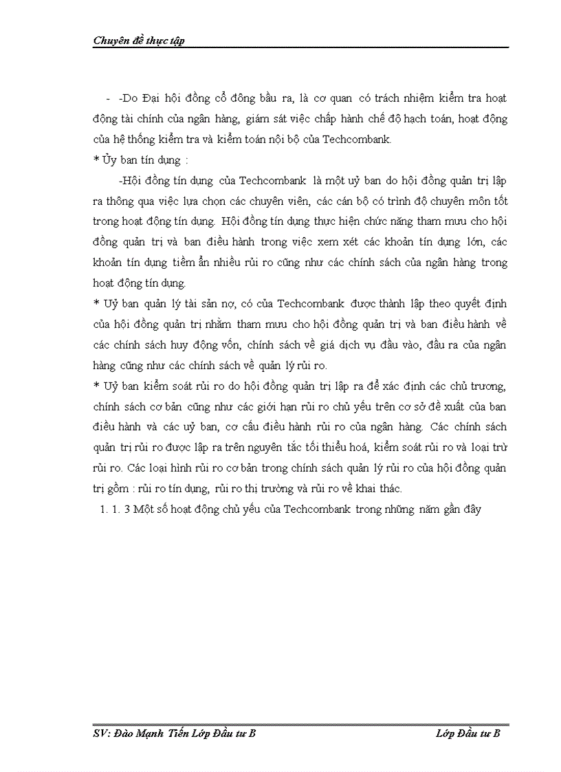 image for page Thẩm định tài chính dự án đầu tư tại ngân hàng thương mại cổ phần kỹ thương Việt Nam Techcombank Thực trạng và giải pháp 1