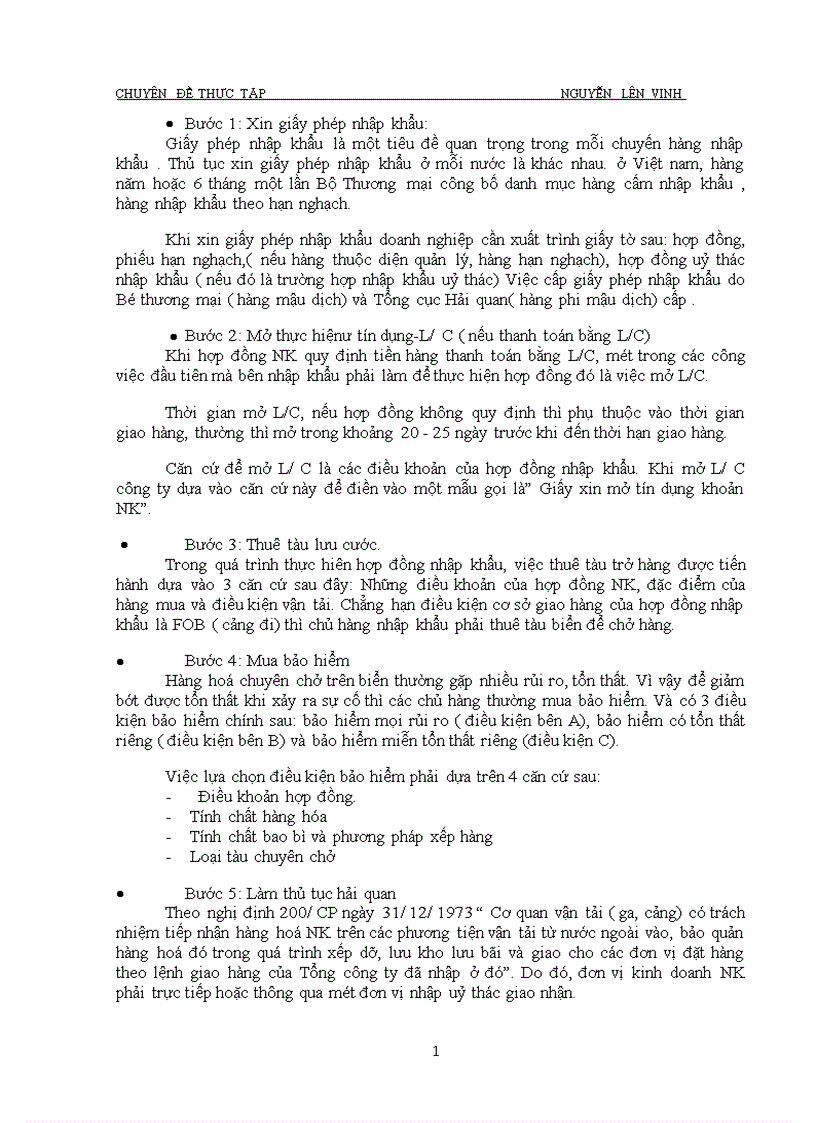 image for page Hoàn thiện việc ký kết và thực hiện hợp đồng nhập khẩu Công ty vận tải và đại lý vận tải Hà nội VITACO 1