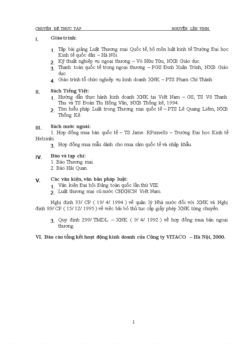 image for page Hoàn thiện việc ký kết và thực hiện hợp đồng nhập khẩu Công ty vận tải và đại lý vận tải Hà nội VITACO 1