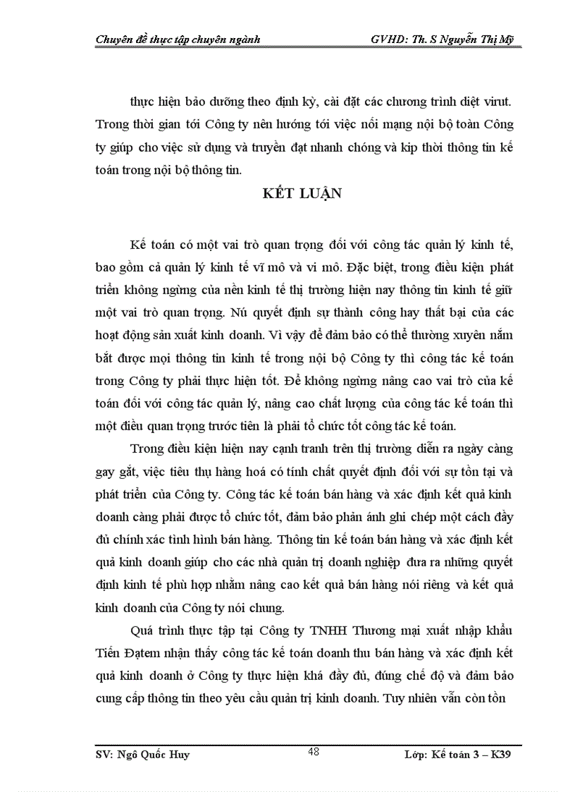 image for page Hoàn thiện hạch toán bán hàng tại Công ty TNHH Thương mại xuất nhập khẩu Tiến Đạt 1