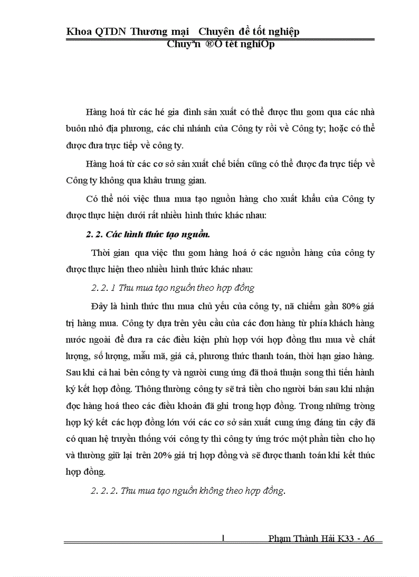 image for page Một số Biện pháp thúc đẩy hoạt động xuất khẩu ở Công ty xuất nhập khẩu Hà Tây 1