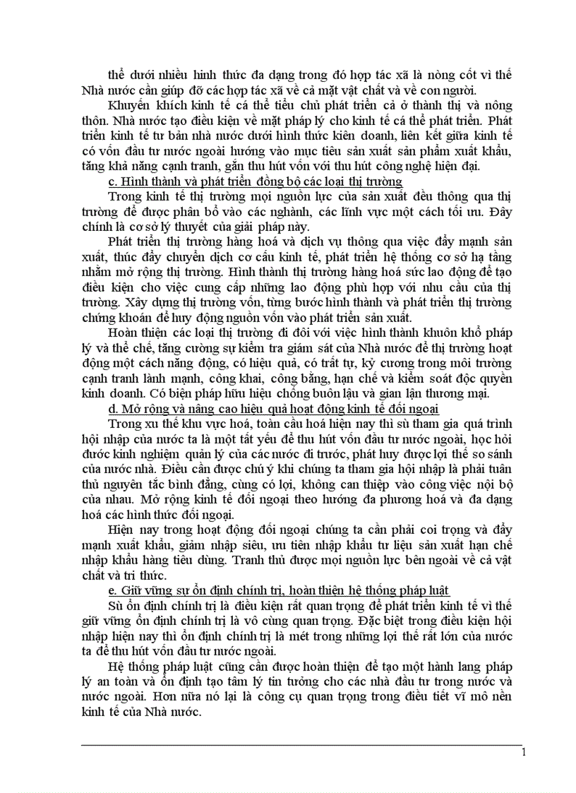 image for page Thực trạng kinh tế thị trường nước ta và những giải pháp cụ thể để phát triển kinh tế thị trường định hướng XHCN ở Việt Nam 1