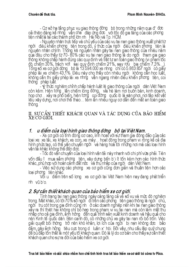 image for page Trục lợi bảo hiểm và giải pháp nhằm hạn chế tình hình trục lợi bảo hiểm xe cơ giới tại công ty Pjico 1