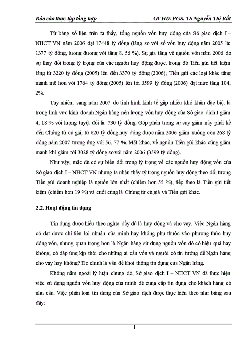 image for page Báo cáo thực tập tổng hợp tại Sở giao dịch I Ngân hàng công thương Việt Nam