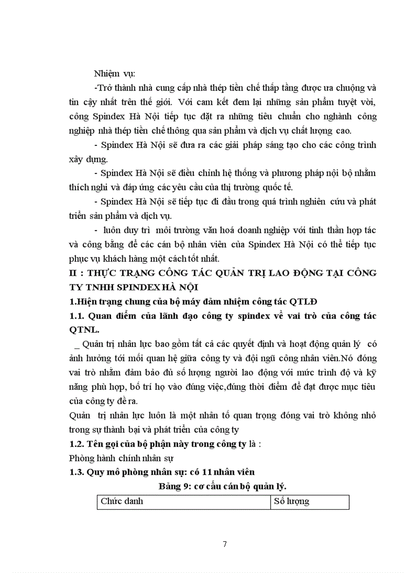 image for page Thực trạng công tác đào tạo và phát triển nhân sự của Công Ty TNHH Công Nghiệp Spindex Hà Nội