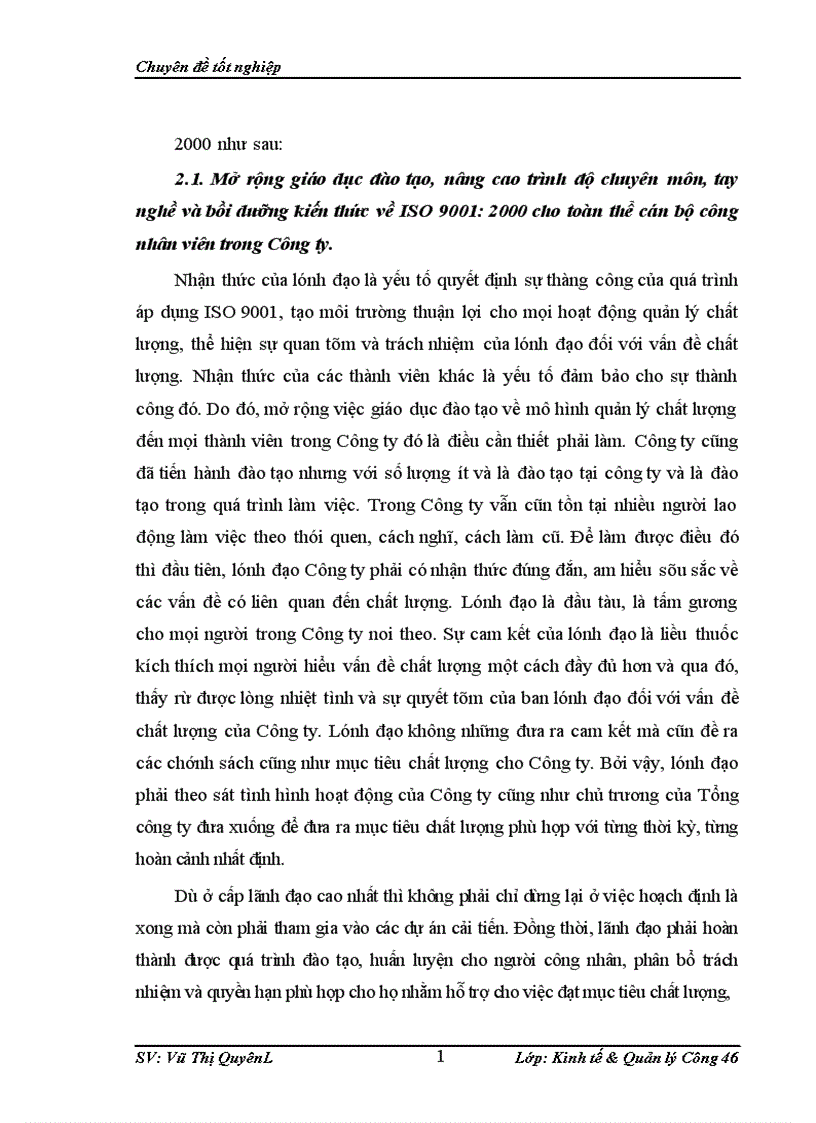 image for page Hoàn thiện việc áp dụng hệ thống quản lý chất lượng ISO 9001 2000 tại Công ty Cổ phần Xây dựng Công nghiệp