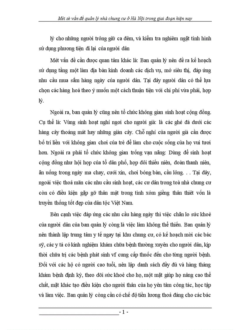 image for page Một số vấn đề quản lý chung cư ở HÀ NỘI trong giai đoạn hiờn nay