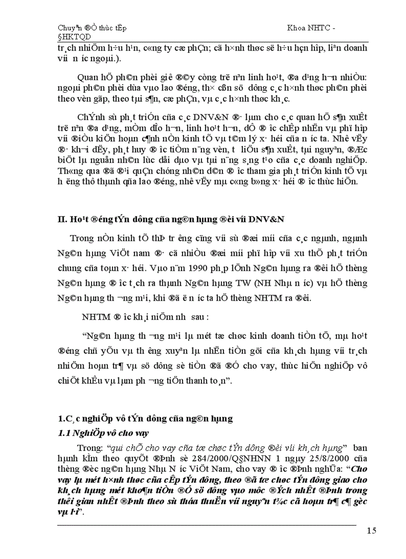 image for page Giải pháp nâng cao hiệu hiệu quả cho vay đối với doanh nghiệp vừa và nhỏ tại ngân hàng nông nghiệp và phát triển nông thôn Đông Anh