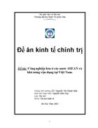 Công nghiệp hóa ở các nước ASEAN và khả năng vận dụng tại Việt Nam 1