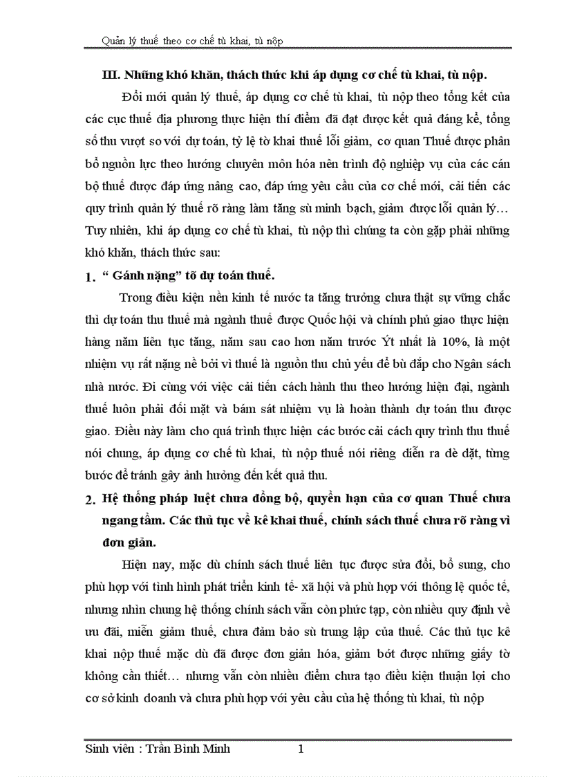 image for page Quản lý thuế theo cơ chế tự khai tự nộp ở Việt Nam